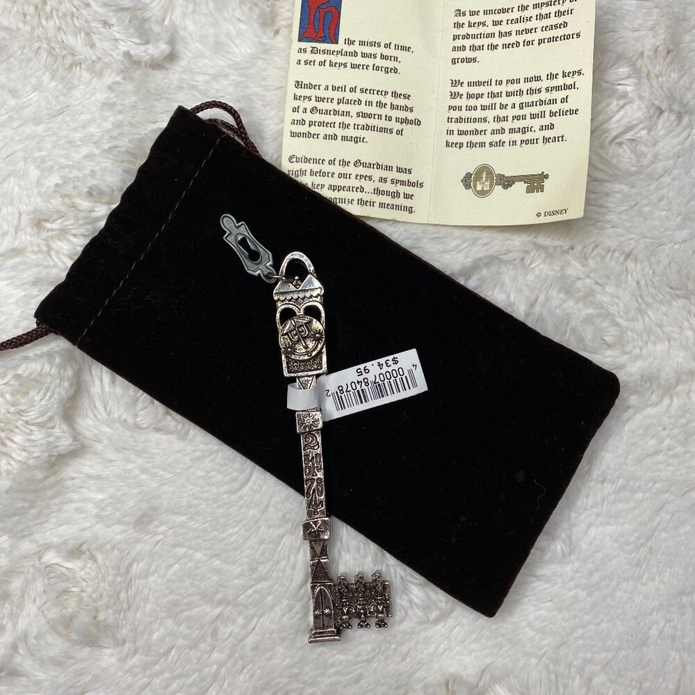 Disney Parks It's a Small World Large Key New with Pouch